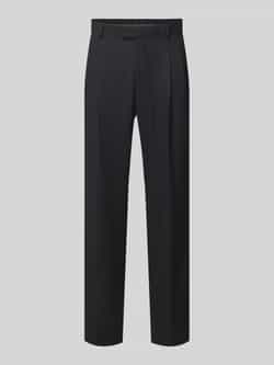 MCNEAL Regular fit pantalon met viscose en persplooien