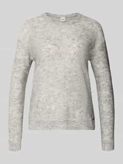 BRAX Gebreide pullover van wolmix met pailletten model 'Lesley'