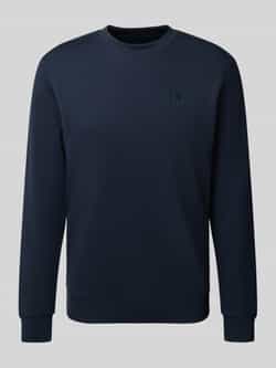SCOTCH & SODA Heren Truien & Vesten Core Logo Sweatshirt Donkerblauw