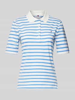 Tommy Hilfiger Regular fit poloshirt met logostitching model '1985'
