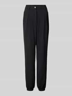 GUIDO MARIA KRETSCHMER WOMAN Relaxed fit stoffen broek met stolpplooien model 'Nele'