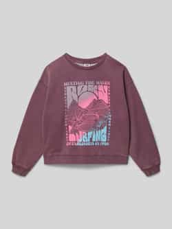 Roxy Sweatshirt met labelprint