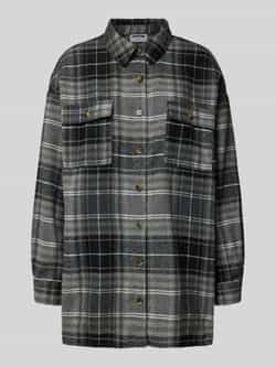 Noisy May Overhemdblouse met borstzakken model 'FLANNY'