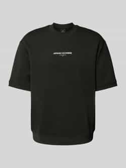 Armani Exchange T-shirt met labelprint