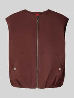 HUGO Regular fit gilet van puur katoen model 'AZELDA'