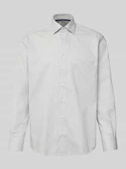 Eterna Comfort fit zakelijk overhemd van katoen met kentkraag