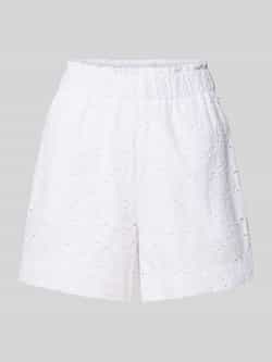 Pieces Regular fit korte broek van puur katoen model 'VILDE
