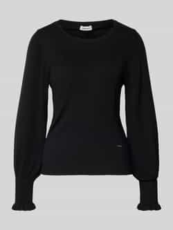 MORE & MORE Gebreide pullover met pofmouwen