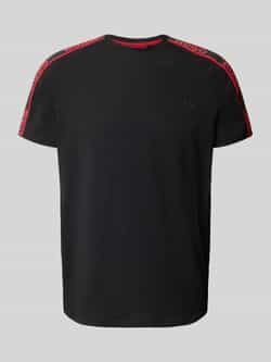 HUGO T-shirt met labelstitching model 'LIAM'