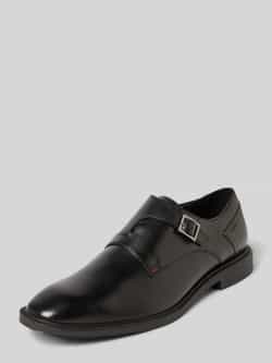 HUGO Monkstraps van leer met rolsluiting model 'GRYFF'