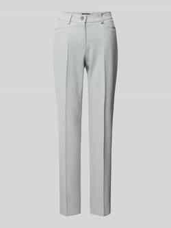 TONI Straight leg stoffen broek met persplooien model 'Jolie'