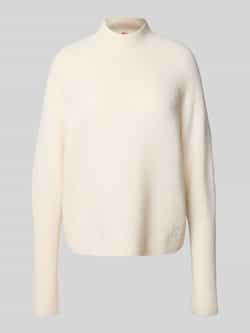 HUGO Relaxed fit gebreide pullover van wolmix met alpaca model 'SURPIO'