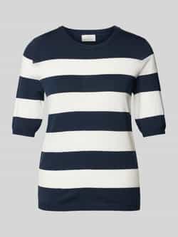 Kaffe T-shirt van viscosemix met ronde hals model 'Mala'
