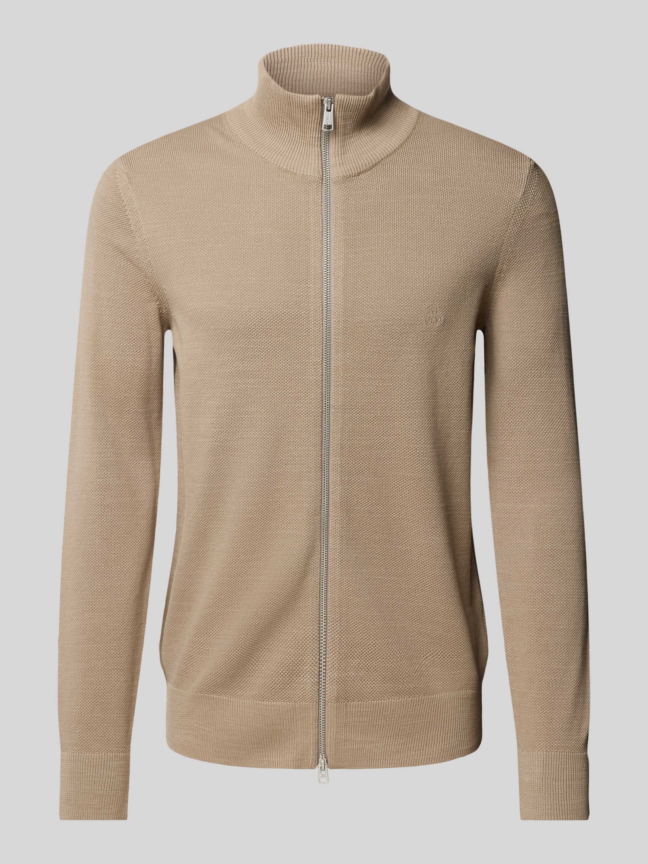 Marc O'Polo Gewone cardigan met opstaande kraag Brown Heren