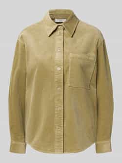 Marc O'Polo DENIM Relaxed fit overhemdblouse van katoenmix