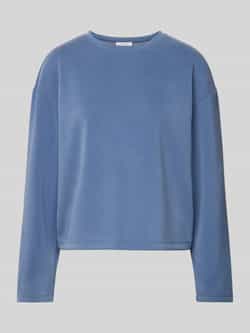 Rich & Royal Zachte Crew Neck T-Shirt Blue Dames
