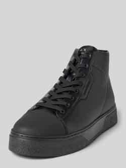 Armani Exchange Sneakers met plateauzool model 'LION'