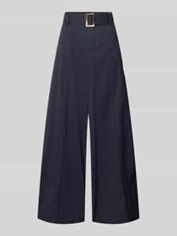 MAC Stoffen broek met riem en steekzakken model 'Carletta'