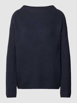 Opus Gebreide pullover met boothals model 'Parto'