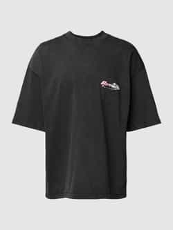 REVIEW Oversized T-shirt met labelprint