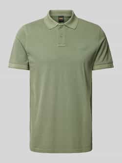 Boss Orange Regular fit poloshirt met labelprint model 'Prime'