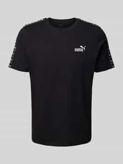 PUMA PERFORMANCE T-shirt met labelstitching en ronde hals