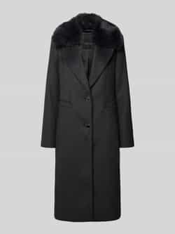 Guess Regular fit lange jas met reverskraag model 'Karole'