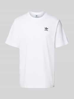 adidas Originals T-shirt met labelstitching en ronde hals