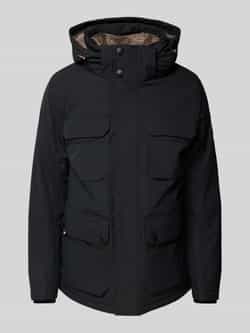 Tom Tailor Regular fit parka met afneembare capuchon en voering van imitatiebont