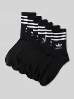 Adidas Originals Sokken met labeldetail in een set van 6 paar