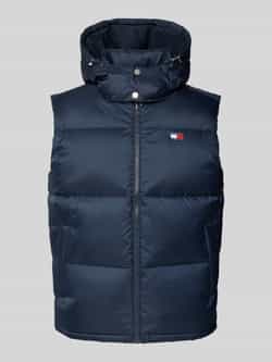 TOMMY JEANS Bodywarmer ALASKA DOWN VEST Regular fit met afneembare capuchon