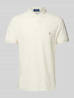 Polo Ralph Lauren Klassieke Piqué Katoenen Poloshirt Beige Heren