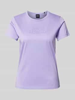 Boss T-shirt met labelstitching model 'Eventsa'