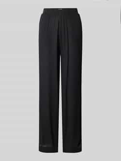 Ichi Straight leg stoffen broek met elastische band model 'MARRAKECH'