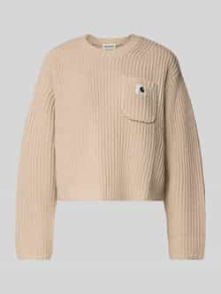 Carhartt Work In Progress Korte gebreide pullover met wol model 'MIRA'