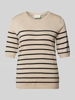 Kaffe T-shirt van viscosemix met ronde hals model 'Mala'