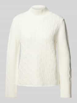 Monari Gebreide pullover met ribboorden
