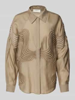 Copenhagen Muse Regular fit blouse met structuurmotief model 'MOLLY'