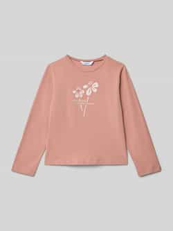 Mayoral Regular fit shirt met lange mouwen en statementprint
