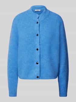 Gestuz Cardigan van wolmix met opstaande kraag model 'Alpha'