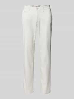 BRAX Regular fit chino met structuurmotief model 'FABIO'