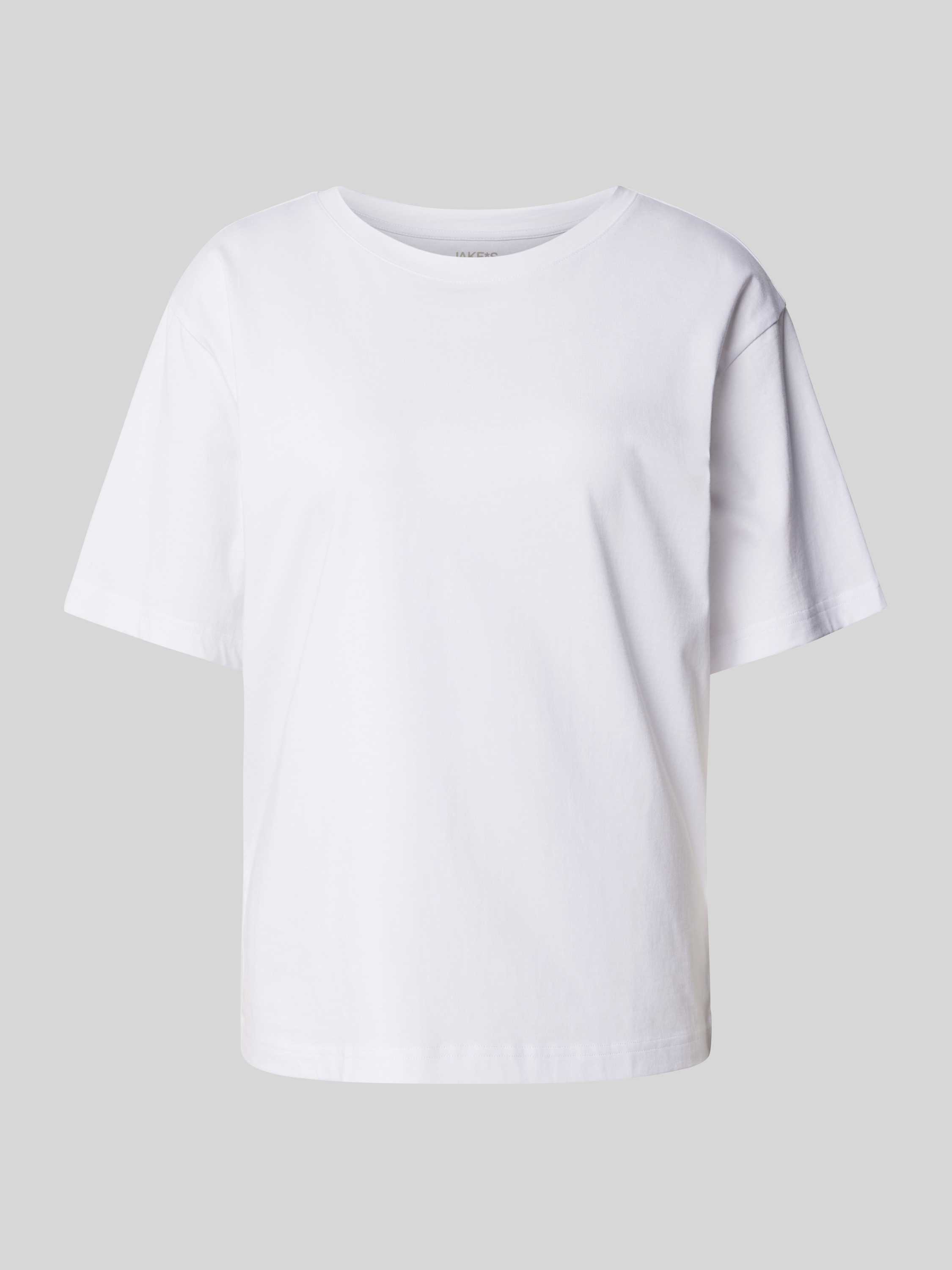 Jake*s Casual Oversized T-shirt met extra brede schouders
