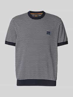 Boss Orange T-shirt met labelbadge model 'Kanache'