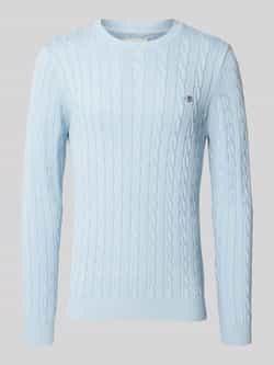 Gant Gebreide pullover met ronde hals