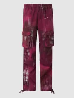 Sean John Baggy fit cargobroek van katoen model 'Script Logo Scratch'