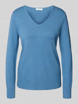 Christian Berg Woman Regular fit shirt van lange mouwen van viscosemix in gebreide look