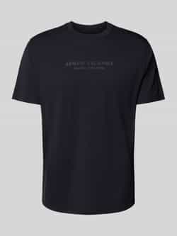 Armani Exchange T-shirt met labelprint