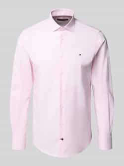 Tommy Hilfiger Tailored Slim fit zakelijk overhemd van hoogwaardige katoenmix