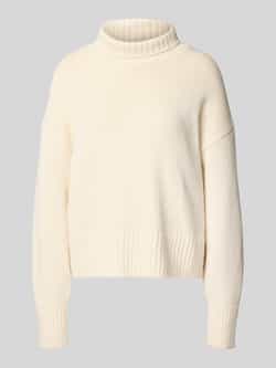 LANIUS Oversized gebreide pullover van een mix van scheerwol en katoen
