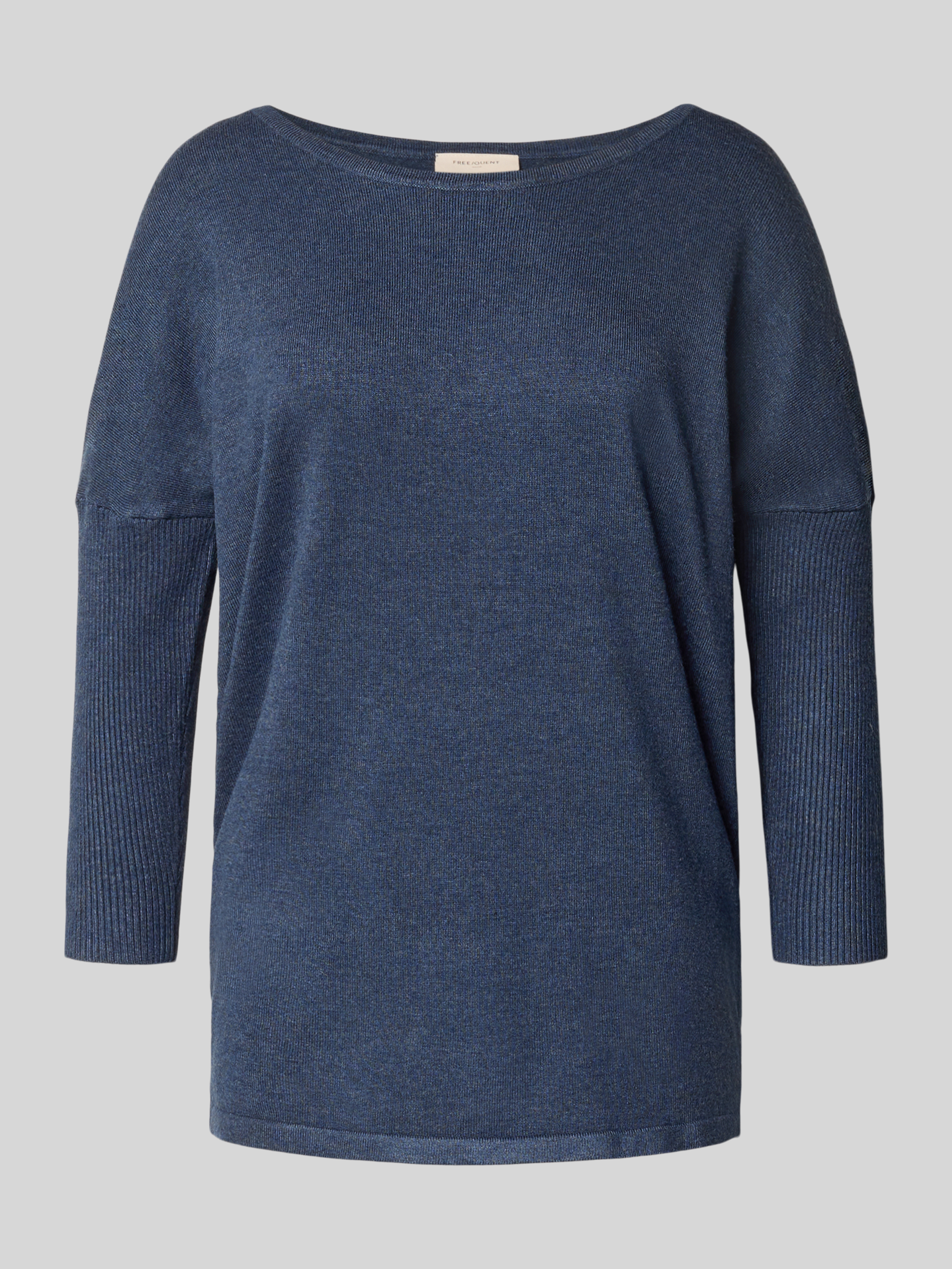 FREE QUENT Gebreide pullover van viscosemix met 3 4-mouwen model 'JONE'